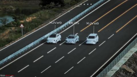Mahindra teases three electric SUVs clocking 200 km/h