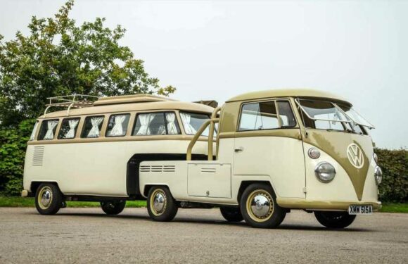 VW Bus With Audi S3 Engine And Matching Camper Has Us Seeing Double