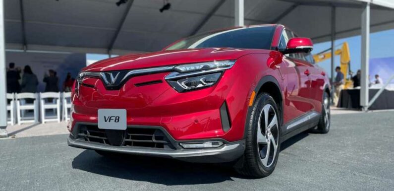 VinFast To Start Delivering VF8 EVs To Europe This Year
