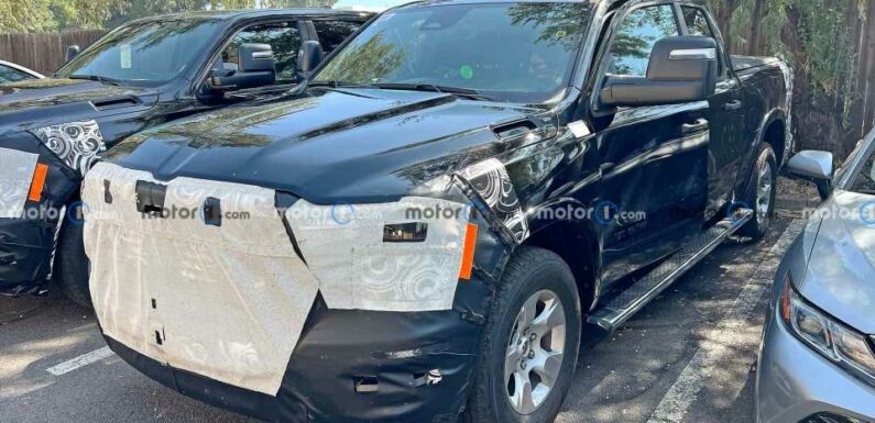 2025 Ram 1500 Facelift Drops Camo, Spied Inside And Out In Big Horn Trim