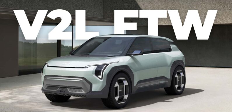 The Kia EV3 Concept Can Charge Your E-Bike Right From The Back Seat