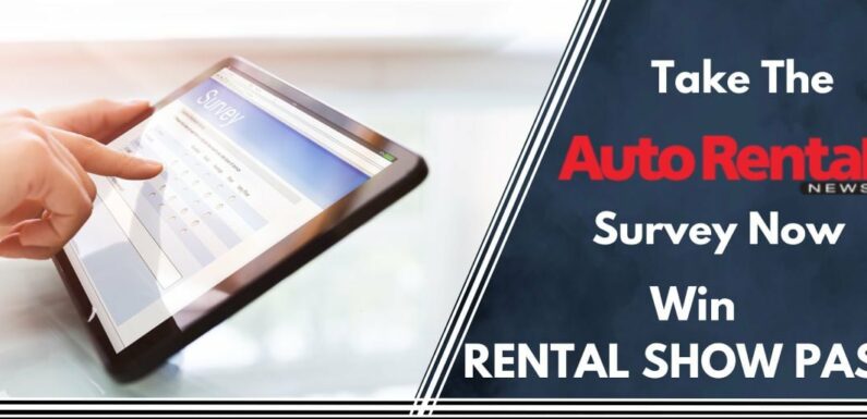 U.S. Car Rental Operators: Take Our Business Outlook Survey
