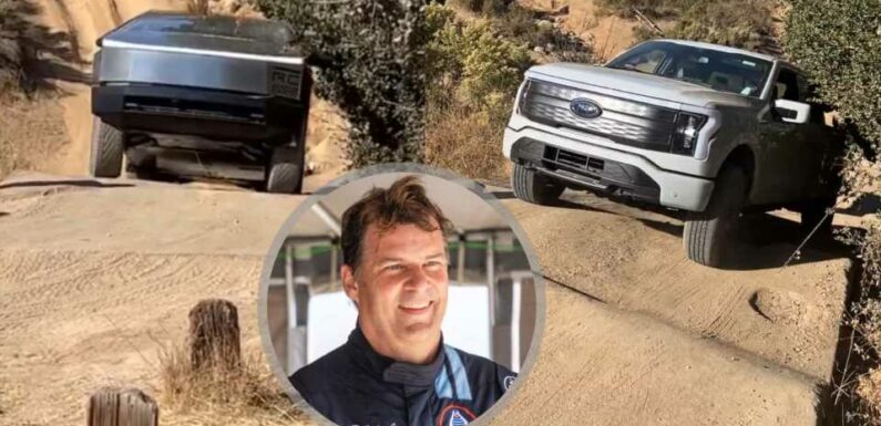 Ford CEO Takes A Jab At Tesla Cybertruck’s Off-Road Abilities With F-150 Lightning Video